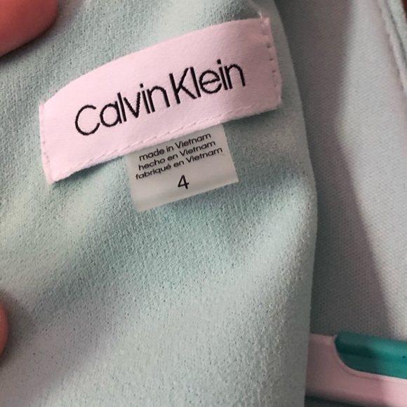 SOLD on merc! Mint Green Calvin Klein Dress Sz 4 - Picture 6 of 8